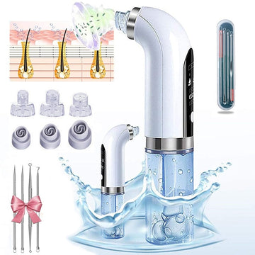 USB Rechargeable Electric Blackhead Remover and Pore Vacuum