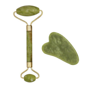 Natural Jade Roller Guasha Skin Scraper